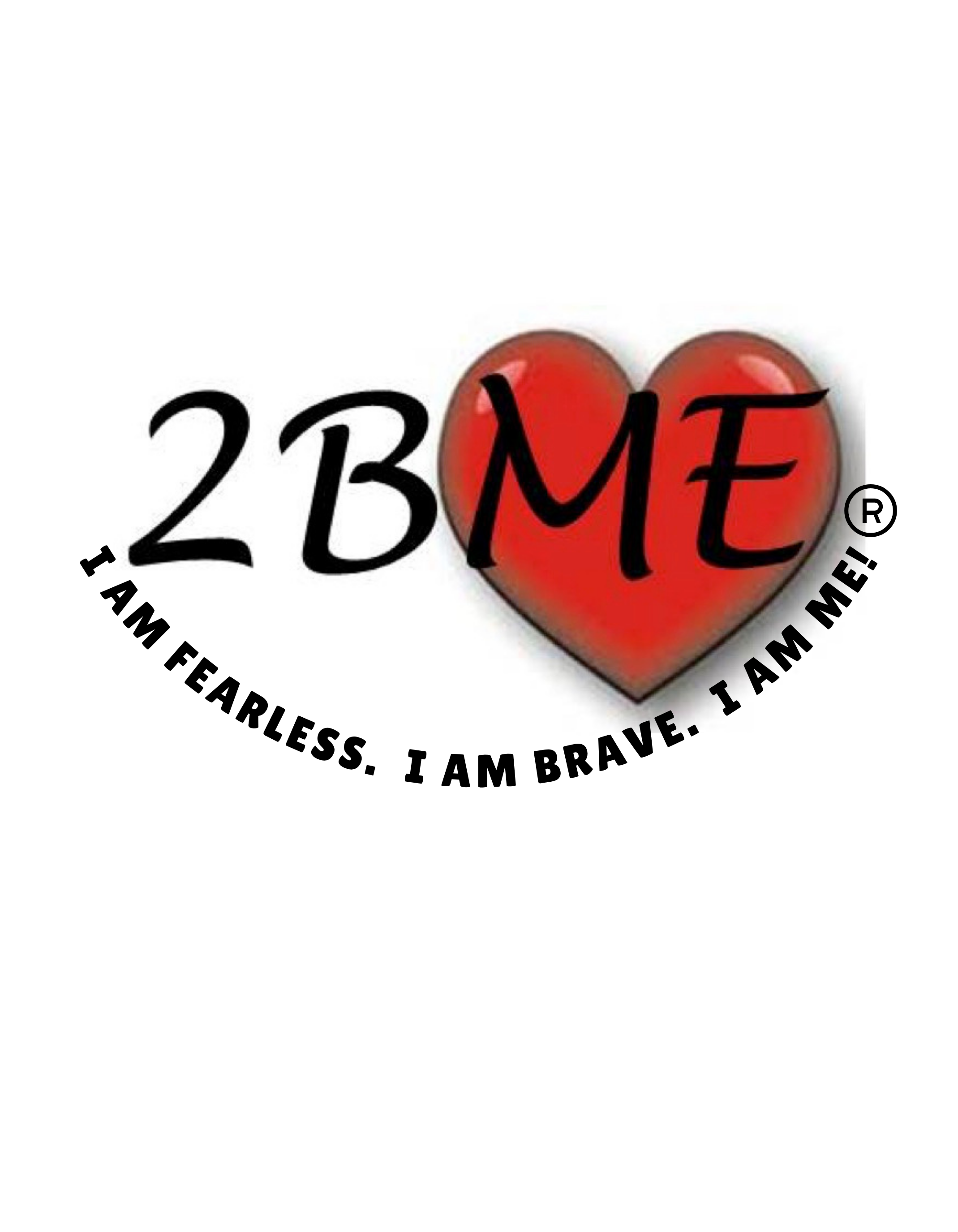 2BME Girls T-Shirt – I Am Fearless, I Am Brave, I AM ME