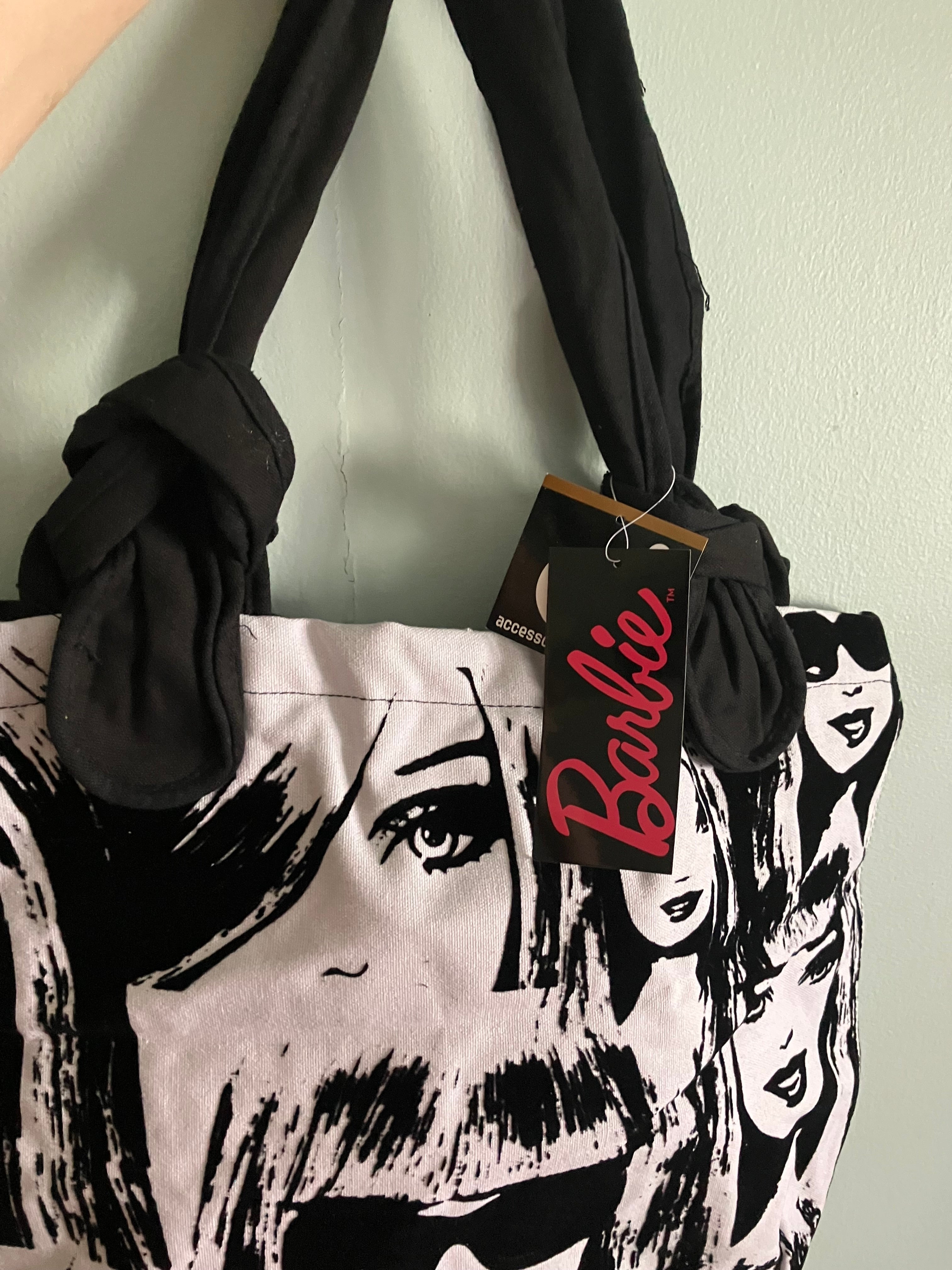 BRAND NEW & RARE FIND - BARBIE TOTE BAG with Barbie Medium T-Shirt